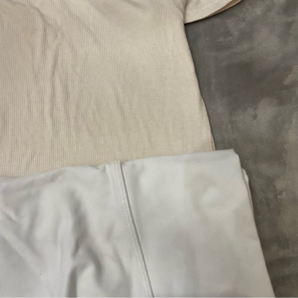 A. Potts tab tee short sleeve rib cream 10905 - Picture 14 of 15